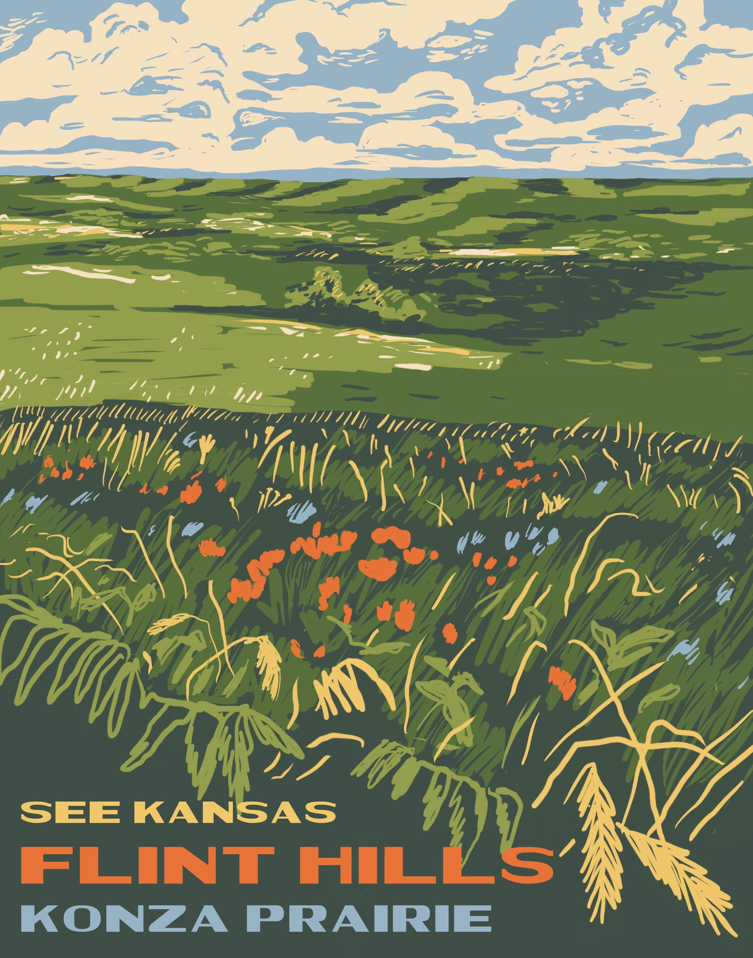 Flint Hills - Konza Prairie | Mary Gordon McFall